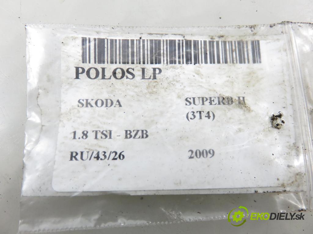 SKODA SUPERB II (3T4) LIFTBACK 2009 118,00 1.8 TSI - BZB 1798,00 poloos LP 2K0407271E