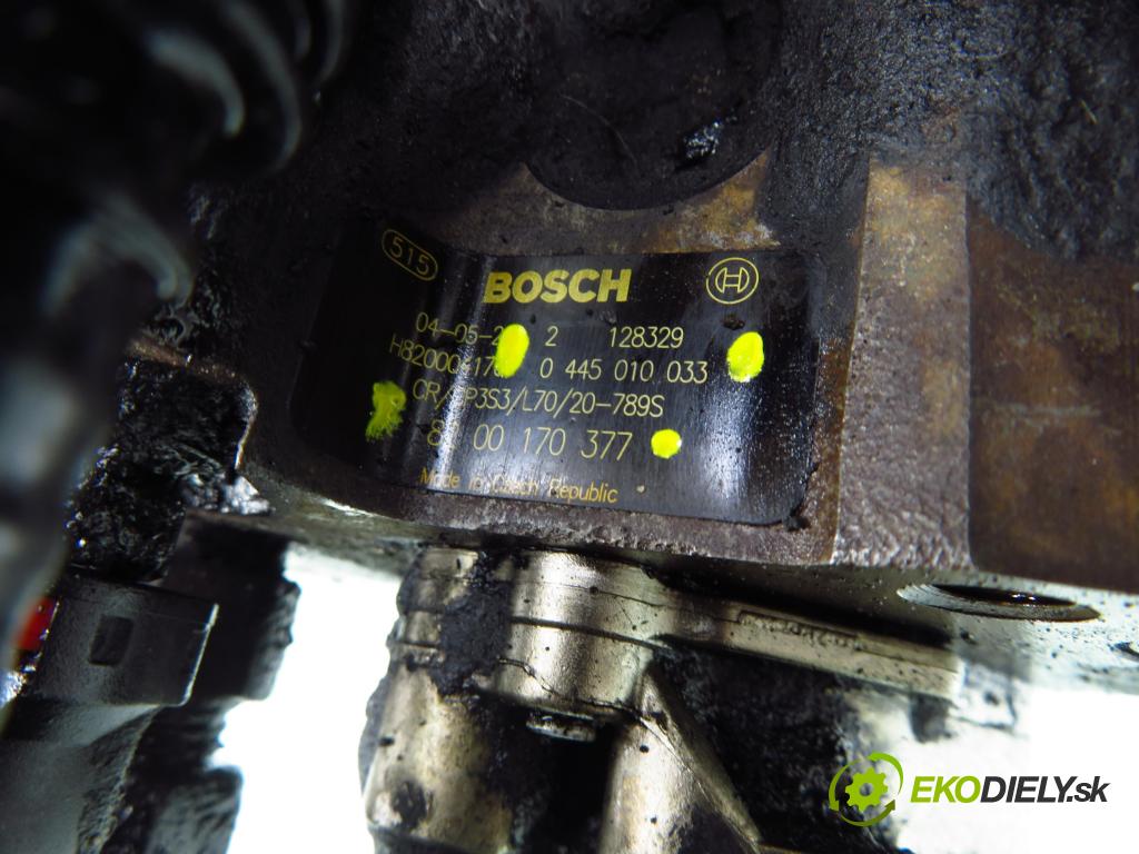 RENAULT MASTER II Skrzynia (FD) FURGON 2006 66,00 2.2 dCI 90 - G9T 750 2188,00 pumpa vysokého TLAK: 8200170377 ; 0445010033 ; 0928400487