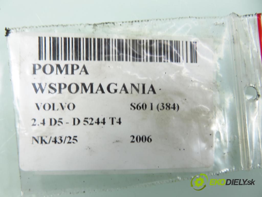 VOLVO S60 I (384) SEDAN 2006 136,00 2.4 D5 - D 5244 T4 2400,00 pumpa servočerpadlo 30741122 ; 7613955147 (Servočerpadlo)