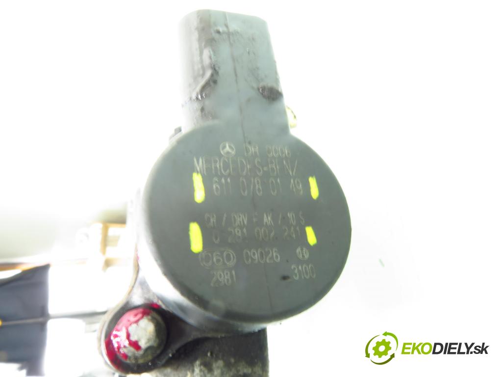 MERCEDES-BENZ VITO Skrzynia (638) FURGON 2000 90,00 112 CDI 2.2 (638.094) - OM 611.980 2151,00 lišta vstřikovací 6110780149 ; 0445214004 ; 6110700095 (Vstřikovací lišta)