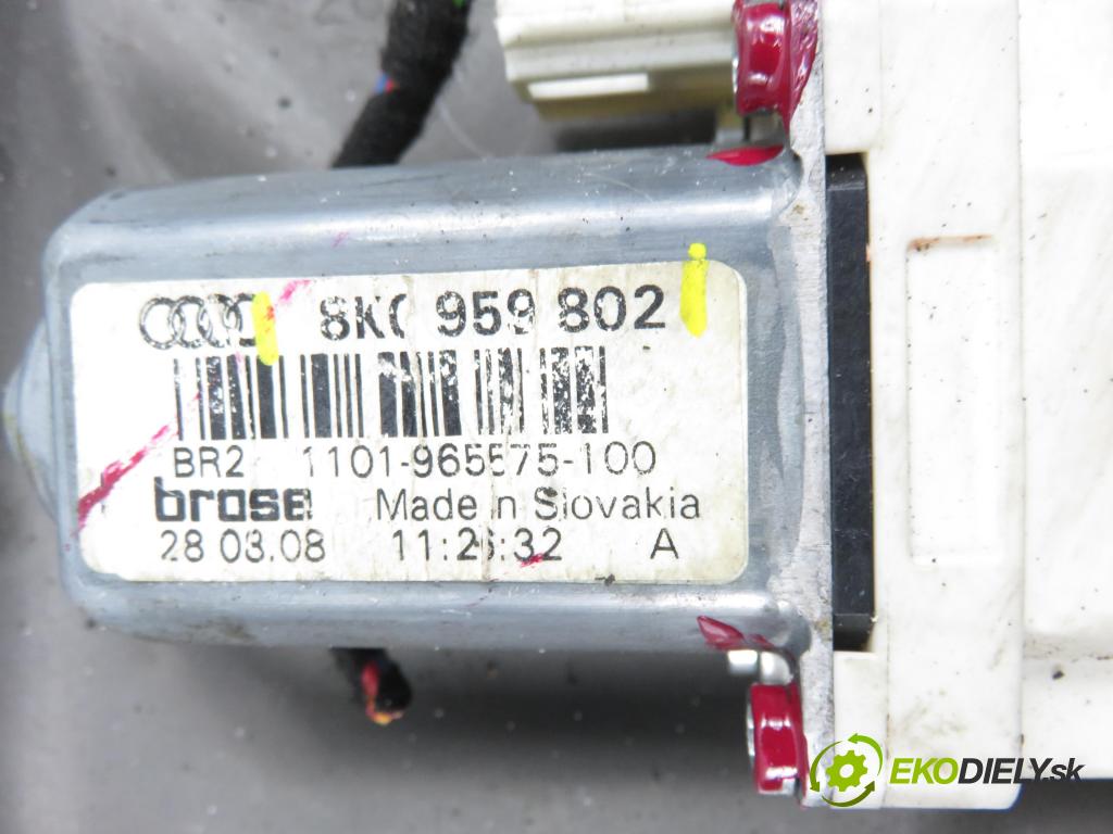 SKODA SUPERB II (3T4) LIFTBACK 2009 118,00 1.8 TSI - BZB 1798,00 Mechanizmus okien 3T0837402A ; 8K0959802