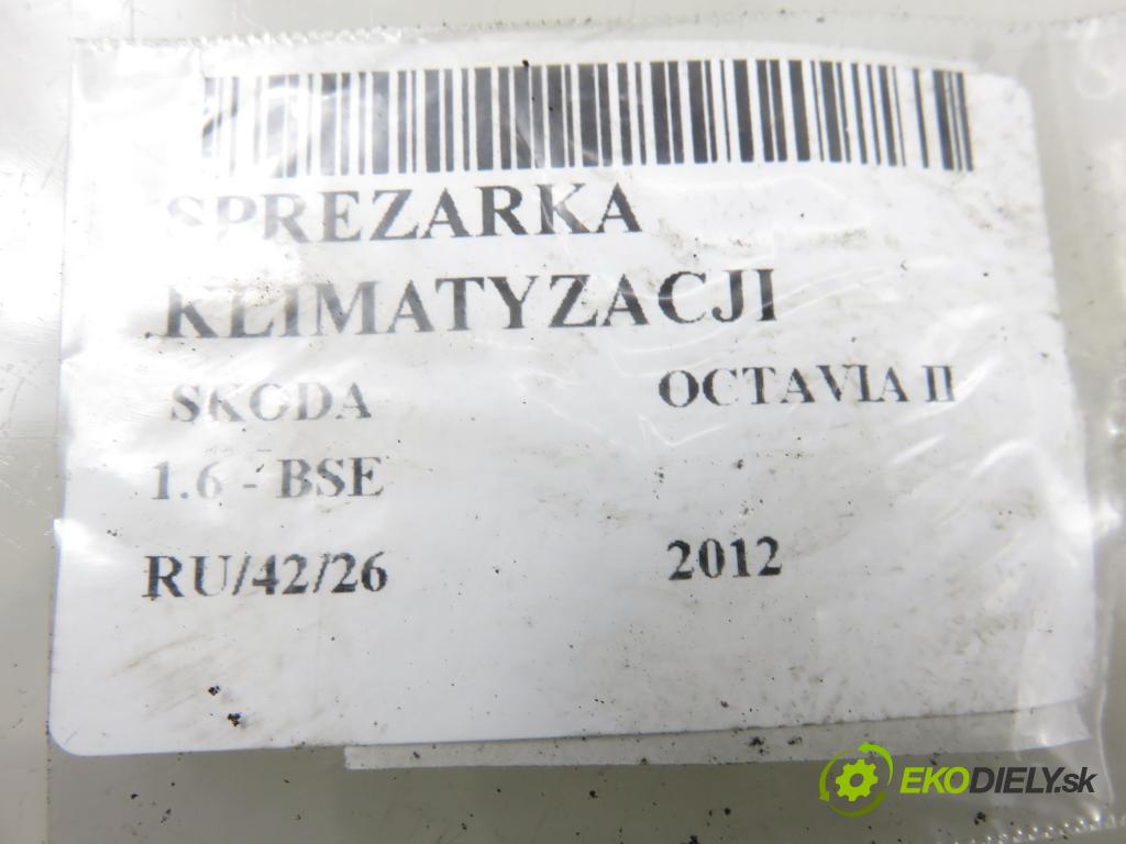 SKODA OCTAVIA II (1Z3) LIFTBACK 2012 75,00 1.6 - BSE 1595,00 KOMPRESOR: klimatizácie 1K0820859T ; 4471501936 (Kompresor klimatizácie)