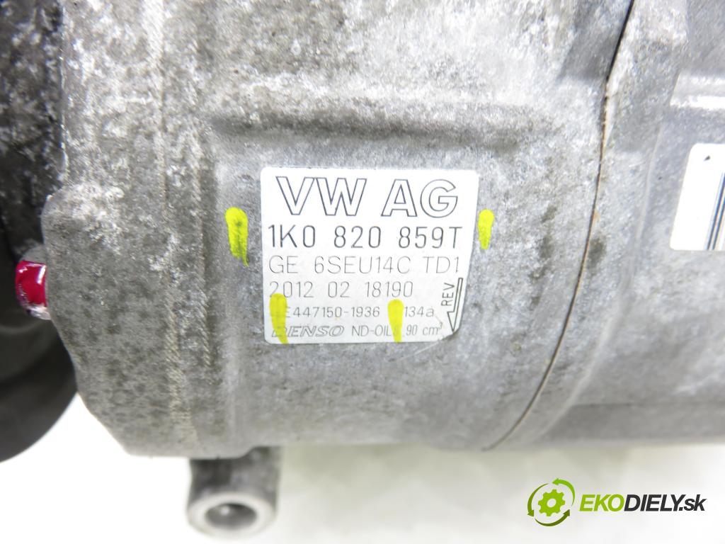 SKODA OCTAVIA II (1Z3) LIFTBACK 2012 75,00 1.6 - BSE 1595,00 KOMPRESOR: klimatizácie 1K0820859T ; 4471501936 (Kompresor klimatizácie)