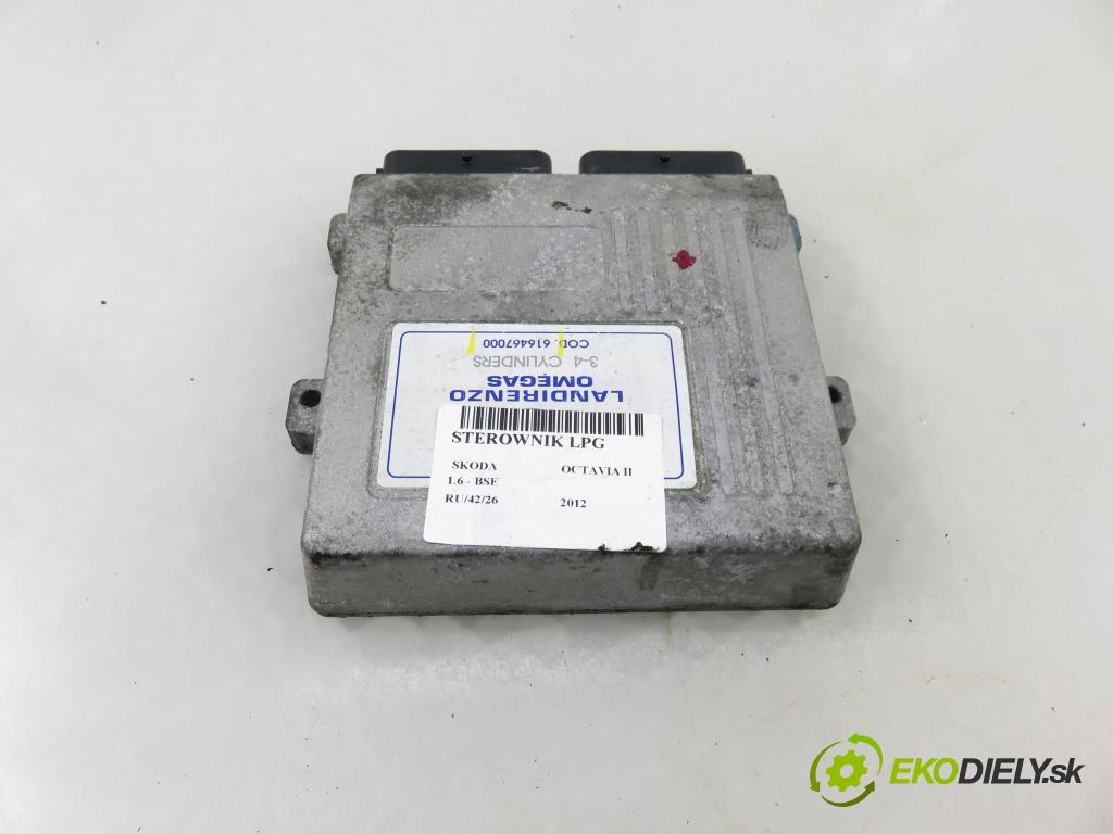 SKODA OCTAVIA II (1Z3) LIFTBACK 2012 75,00 1.6 - BSE 1595,00 Riadiaca jednotka LPG 616467000 ; 67R016002