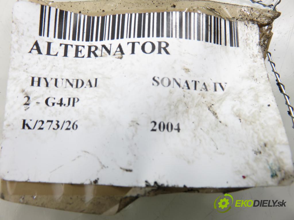 HYUNDAI SONATA IV (EF) SEDAN 2004 96,00 2.0 1997,00 Alternátor 3730038400 (Alternátor)