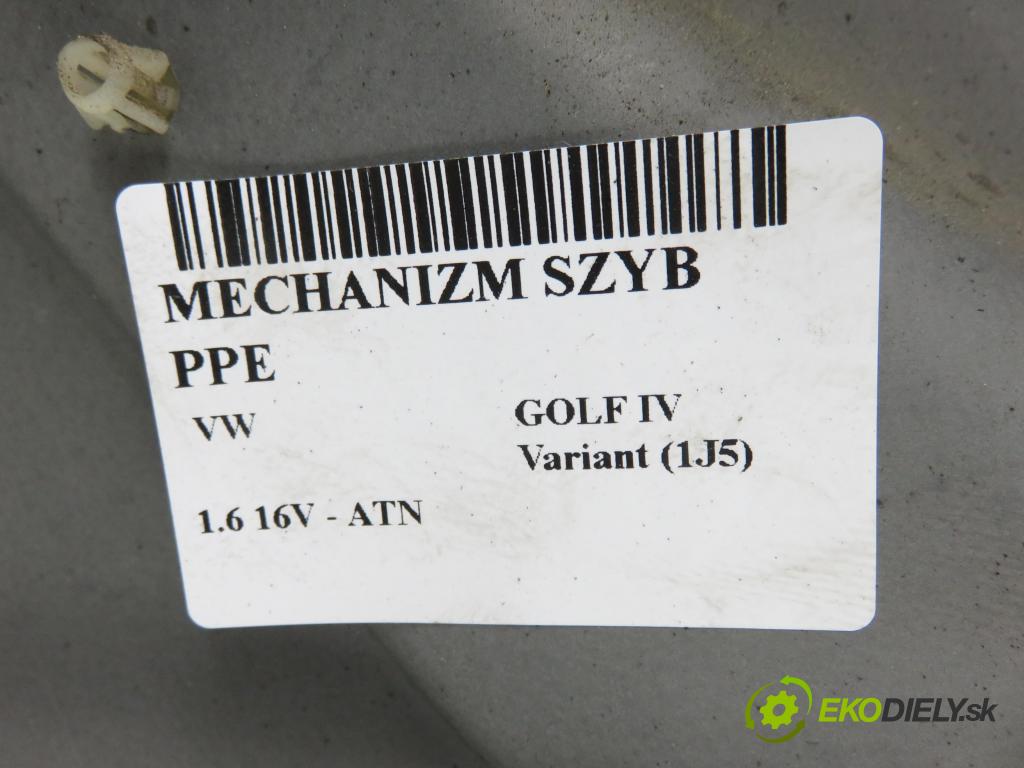 VW GOLF IV Variant (1J5) KOMBI 2000 77,00 1.6 16V - ATN 1598,00 Mechanizmus okien 1J4837462F