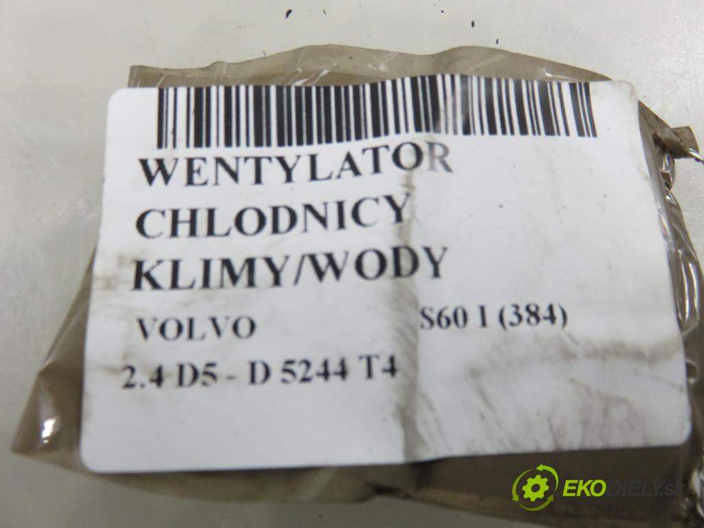 VOLVO S60 I (384) SEDAN 2006 136,00 2.4 D5 - D 5244 T4 2400,00 ventilátor chladič PODNEBÍ / VODA 30723105 ; 0130706822 ; 1137328116