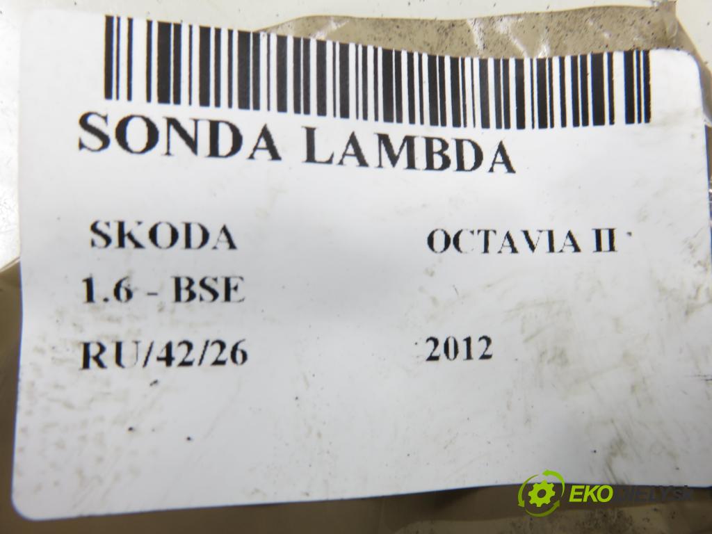 SKODA OCTAVIA II (1Z3) LIFTBACK 2012 75,00 1.6 - BSE 1595,00 sonda lambda 06A906262BR (Lambda sonda)