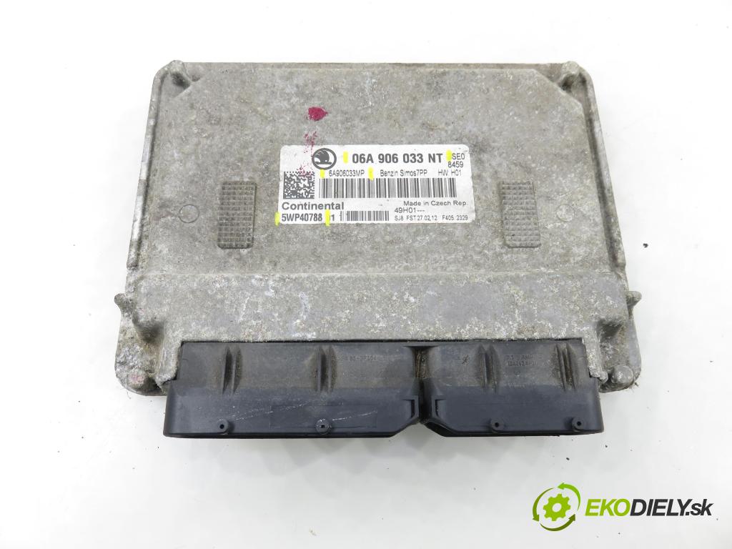 SKODA OCTAVIA II (1Z3) LIFTBACK 2012 75,00 1.6 - BSE 1595,00 řídící jednotka motora 06A906033NT ; 5WP40788 ; 06A906033MP