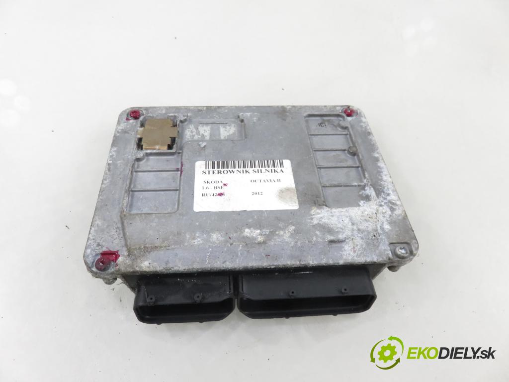 SKODA OCTAVIA II (1Z3) LIFTBACK 2012 75,00 1.6 - BSE 1595,00 řídící jednotka motora 06A906033NT ; 5WP40788 ; 06A906033MP