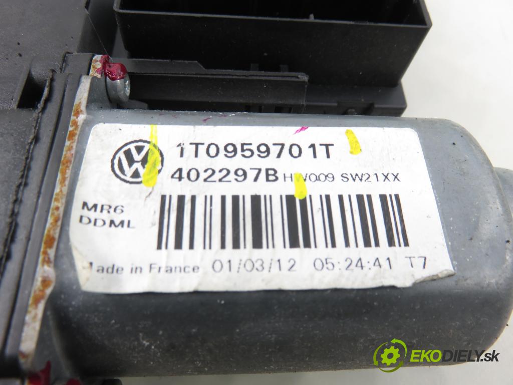 SKODA OCTAVIA II (1Z3) LIFTBACK 2012 75,00 1.6 - BSE 1595,00 motorek sťahovaní oken LP 1T0959701T ; 5K0959793 ; 402297B