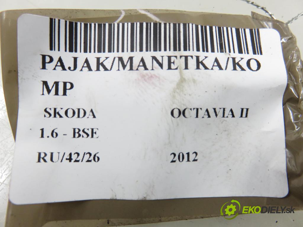 SKODA OCTAVIA II (1Z3) LIFTBACK 2012 75,00 1.6 - BSE 1595,00 PAKA/ŘAZENÍ/SADA: 5K0953569 ; 1K5953521AE ; 1K5953502J
