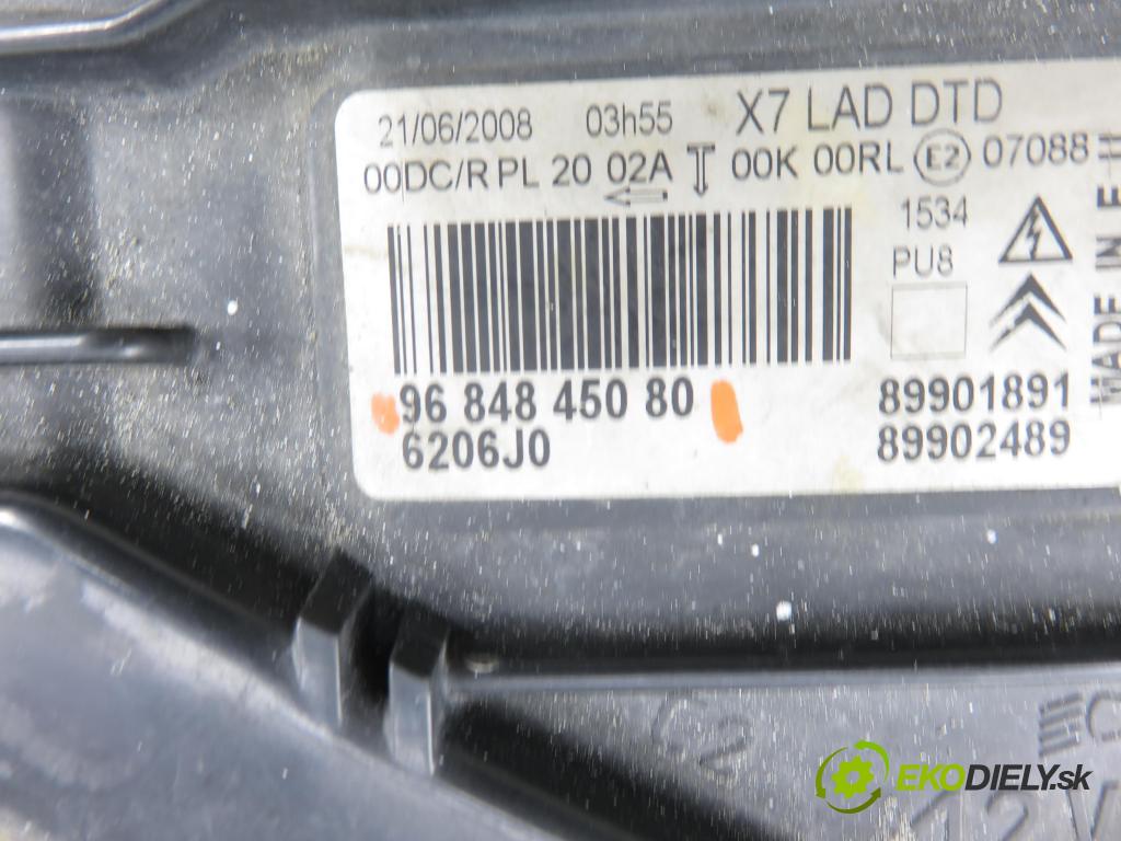 CITROEN C5 III Break (RW_) KOMBI 2008 150,00 2.7 HDi - UHZ (DT17BTED4) 2720,00 světlo PP 9684845080