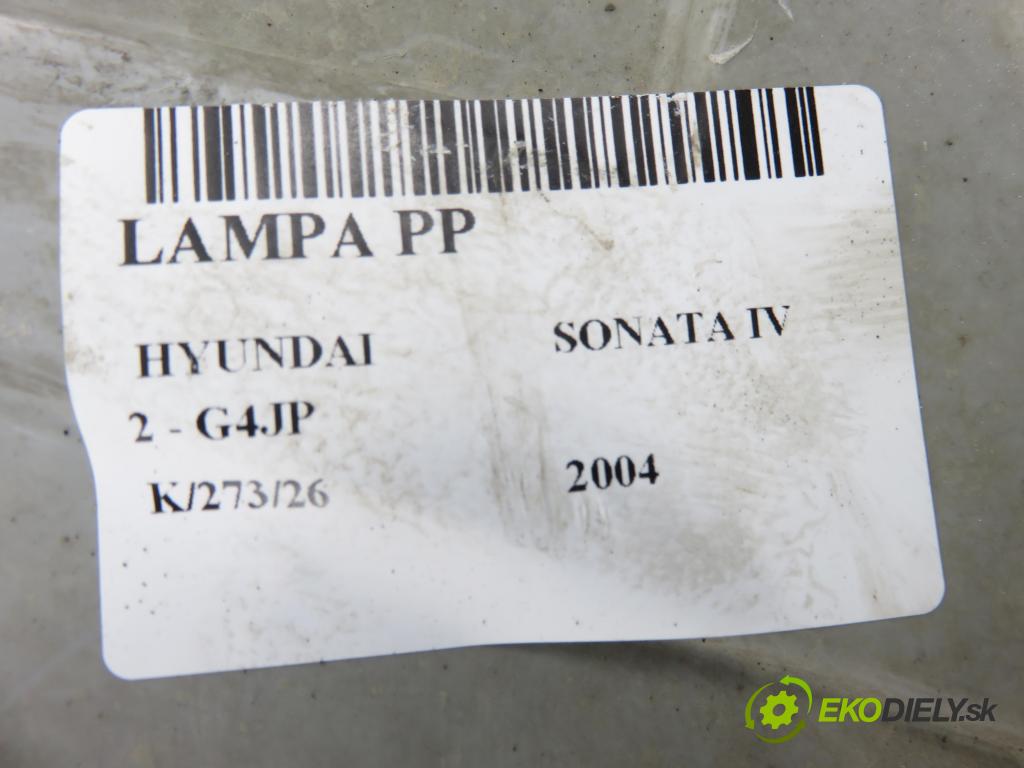 HYUNDAI SONATA IV (EF) SEDAN 2004 96,00 2.0 1997,00 Svetlo PP