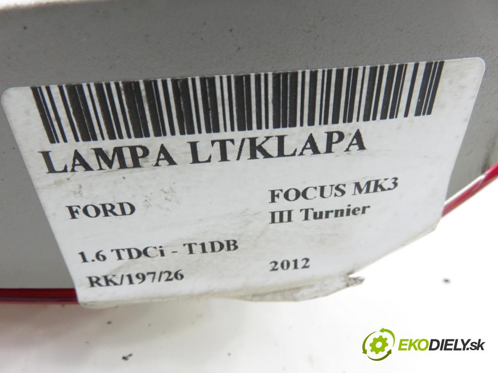 FORD FOCUS III Turnier KOMBI 2012 85,00 1.6 TDCi - T1DB 1560,00 Svetlo ľavé zadné kufor BM5113A603DB