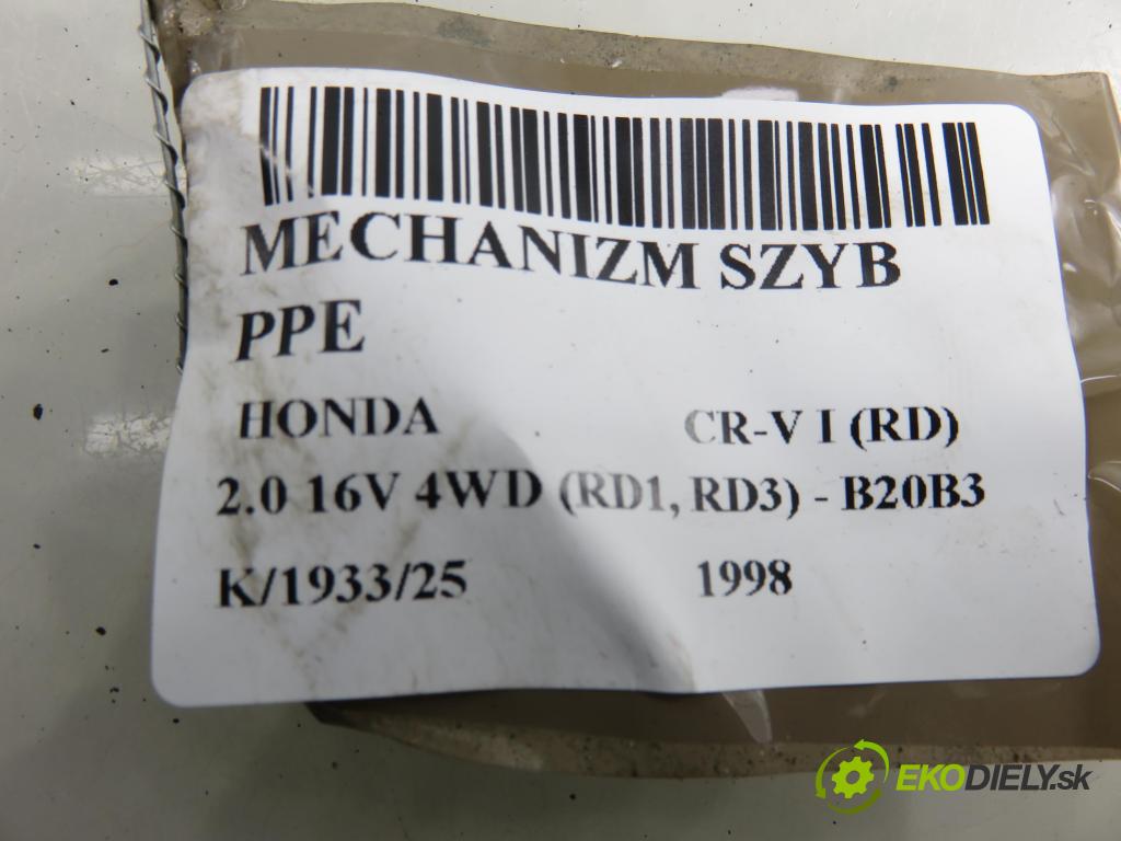 HONDA CR-V I (RD) SUV 1998 94,00 2.0 16V 4WD (RD1, RD3) - B20B3 1972,00 Mechanizmus okien 