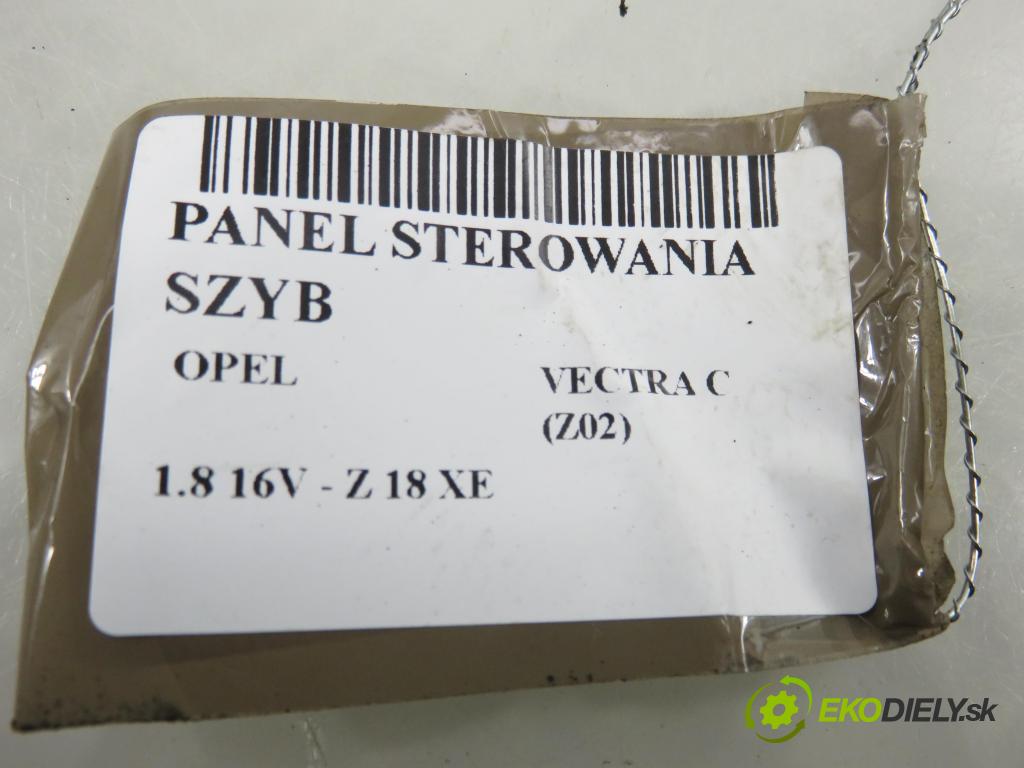 OPEL VECTRA C (Z02) SEDAN 2003 90,00 1.8 16V 122 - Z 18 XE 1796,00 Panel ovládania okien 09185954
