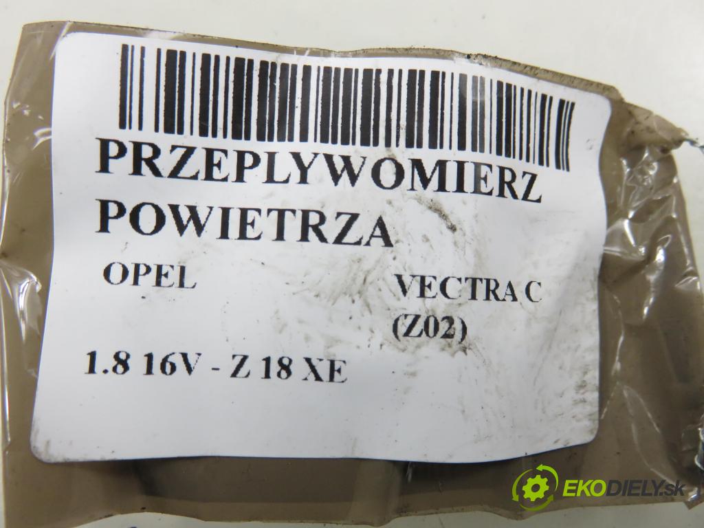 OPEL VECTRA C (Z02) SEDAN 2003 90,00 1.8 16V 122 - Z 18 XE 1796,00 váha vzduchu vzduchu 90530463 ; 5WK9606