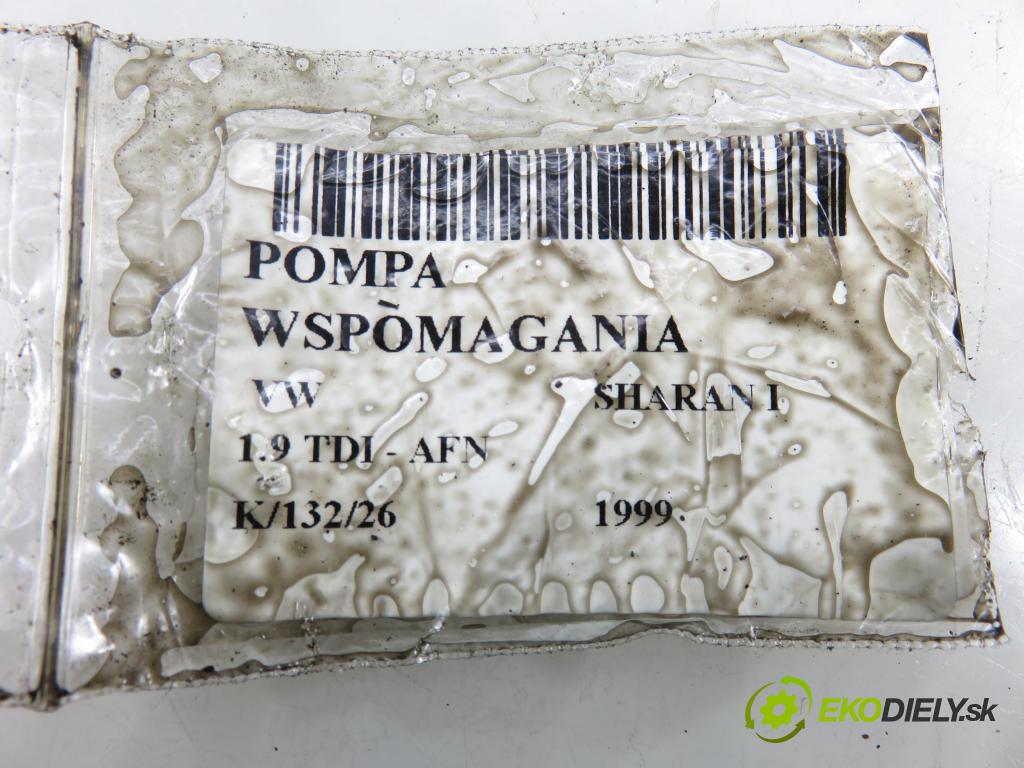 VW SHARAN (7M8, 7M9, 7M6) MINIVAN 1999 81,00 1.9 TDI 110 - AFN 1896,00 pumpa servočerpadlo 95VW3A674FA (Servočerpadlo)