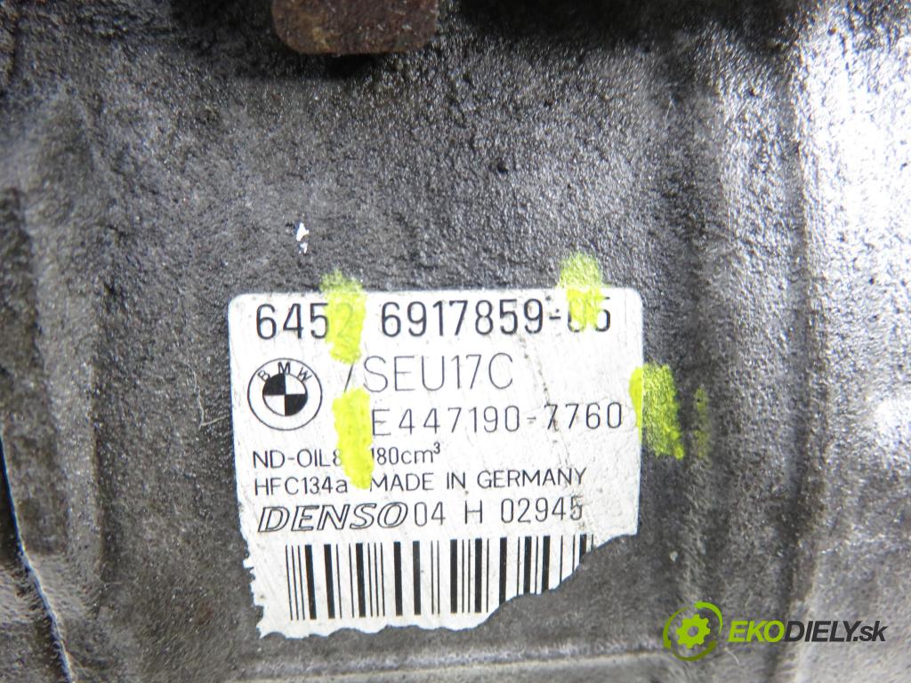 BMW 5 (E60) SEDAN 2006 170,00 530 xd 231 - M57 D30 (306D3) 2993,00 KOMPRESOR: klimatizace 6917859 ; 4471907760 (Kompresor klimatizace)