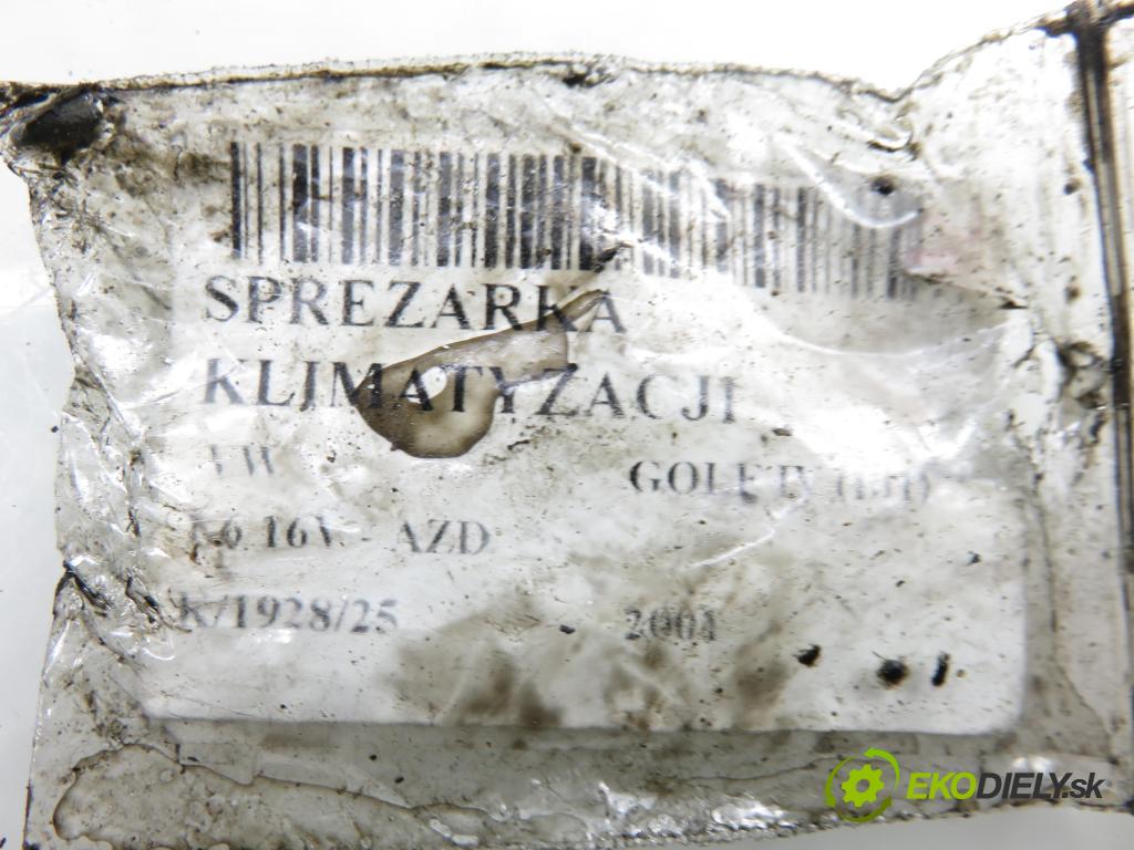 VW GOLF IV (1J1) HB 2001 77,00 1.6 16V 105 - AZD 1598,00 KOMPRESOR: klimatizácie 1J0820803F (Kompresor klimatizácie)