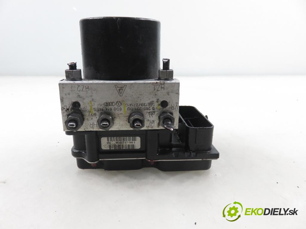 VW POLO (9N_) HB 2008 44,00 1.2 6V 60 - BBM 1198,00 Pumpa ABS 0265800511 ; 6Q0907379AF ; 6Q0614117S (Pumpa ABS)