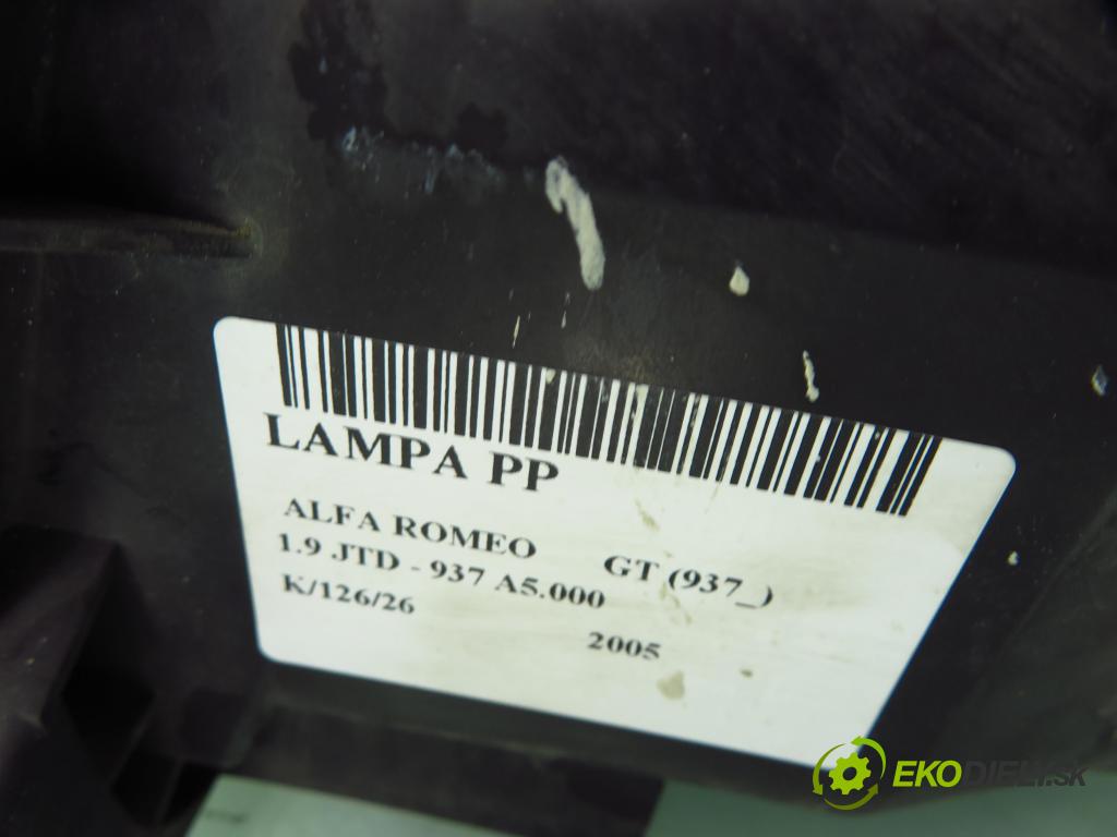 ALFA ROMEO GT (937_) COUPE 2005 110,00 1.9 JTD - 937 A5.000 1910,00 světlo PP 60681583