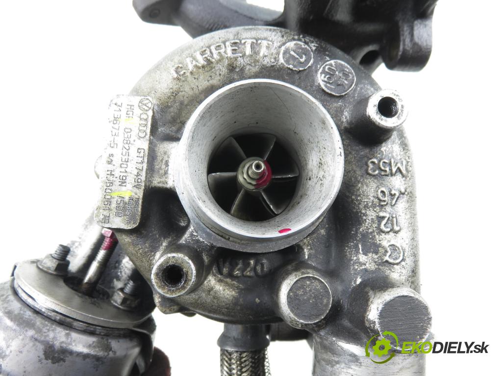 VW GOLF IV (1J1) HB 2000 81,00 1.9 TDI 110 - ASV 1896,00 Turbodúchadlo 038253019N (Turbodúchadlo (kompletné))