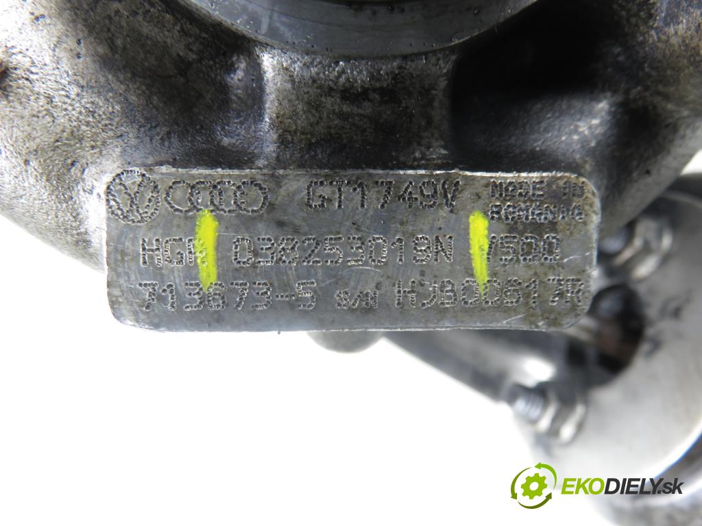 VW GOLF IV (1J1) HB 2000 81,00 1.9 TDI 110 - ASV 1896,00 Turbodúchadlo 038253019N (Turbodúchadlo (kompletné))