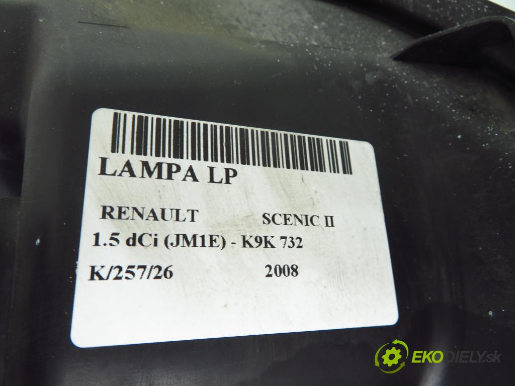 RENAULT SCENIC II (JM0/1_) MINIVAN 2008 78,00 1.5 dCi 106 - K9K 732 1461,00 světlo LP 