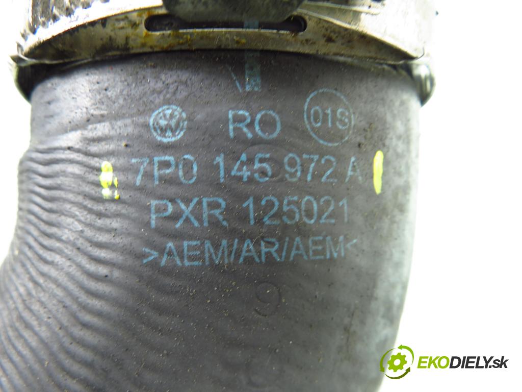 PORSCHE CAYENNE II (92A) SUV 2010 176,00 3.0 Diesel - M 05.9E 2967,00 Rúra intercoolera turba 7P0145972A