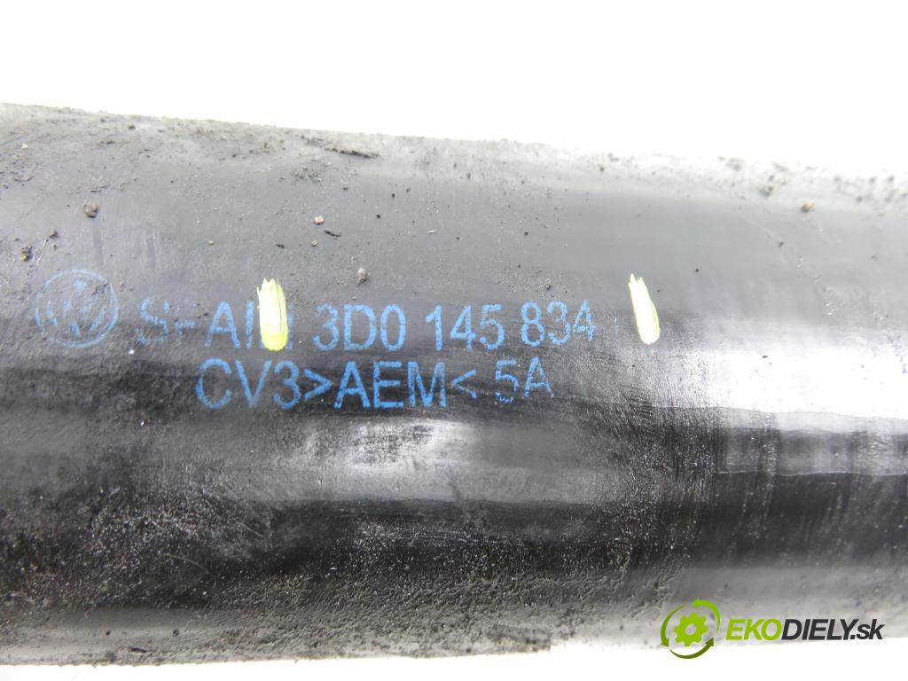 VW PHAETON (3D1, 3D2, 3D3, 3D4, 3D6, 3D7, 3D8, 3D9) SEDAN 2006 165,00 3.0 TDI 2967,00 Rúra intercoolera turba 3D0145840L ; 3D0145834 ; 3D0145834AA