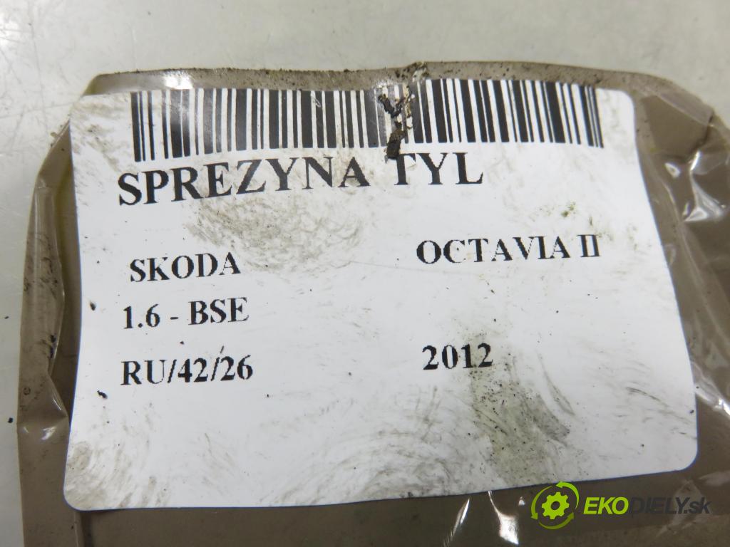 SKODA OCTAVIA II (1Z3) LIFTBACK 2012 75,00 1.6 - BSE 1595,00 Pružina zadné