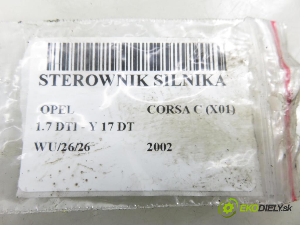 OPEL CORSA C (X01) HB 2002 55,00 1.7 DTI - Y 17 DT 1686,00 řídící jednotka motora 8972272257 ; 09389429