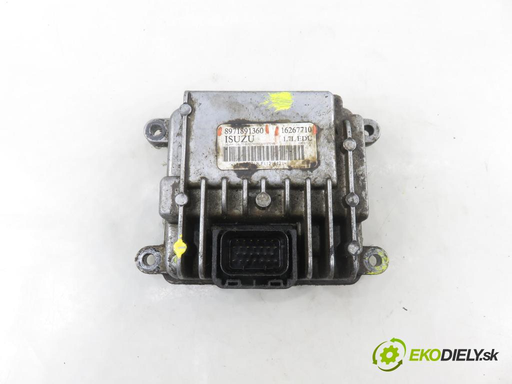 OPEL CORSA C (X01) HB 2002 55,00 1.7 DTI - Y 17 DT 1686,00 řídící jednotka pumpy 8971891360 ; 16267710
