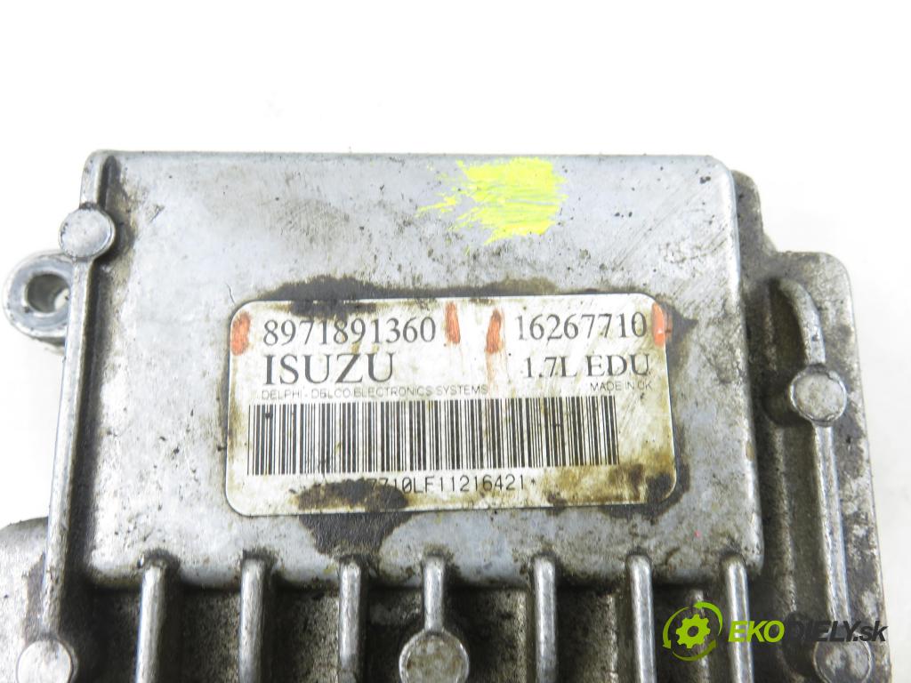 OPEL CORSA C (X01) HB 2002 55,00 1.7 DTI - Y 17 DT 1686,00 řídící jednotka pumpy 8971891360 ; 16267710