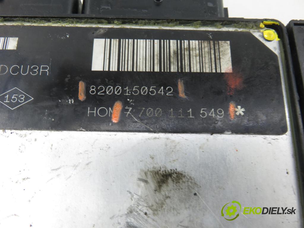 RENAULT CLIO II (BB_, CB_) HB 2000 48,00 1.9 D (B/CB0J) - F8Q 632 1870,00 řídící jednotka motora 8200150542 ; 7700111549