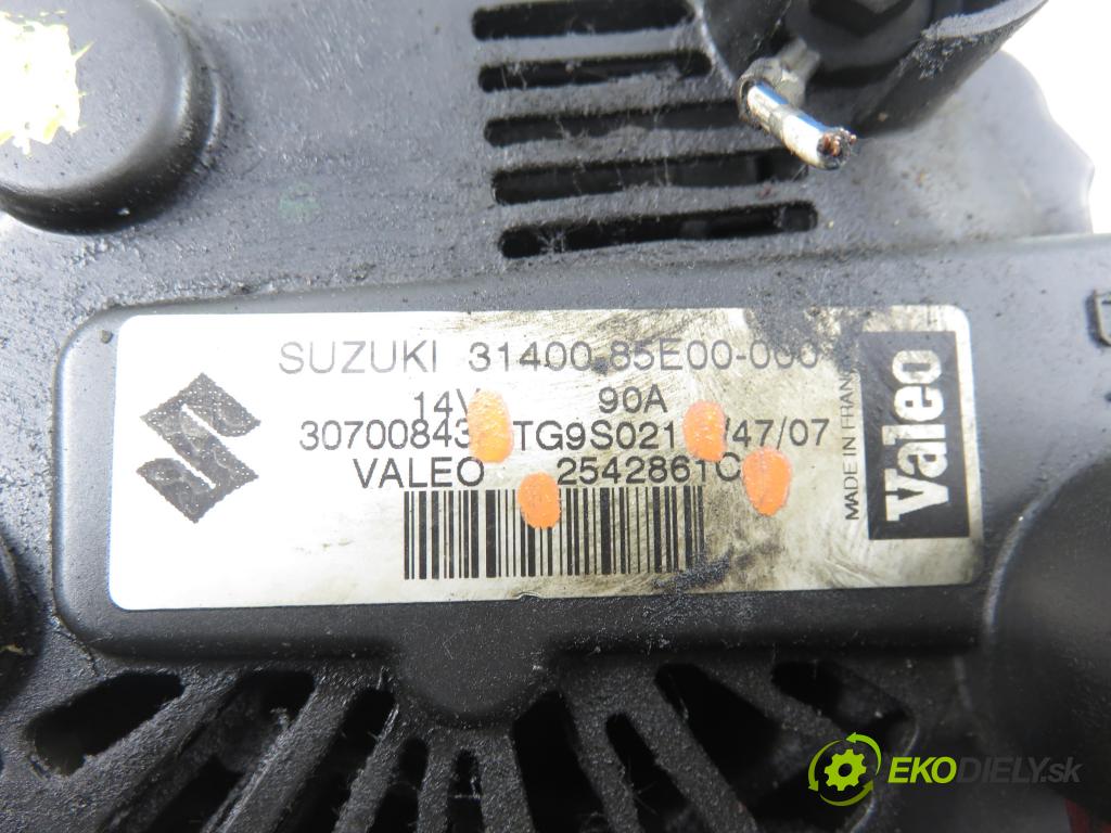 OPEL AGILA (B) (H08) HB 2008 55,00 1.3 CDTI - Z 13 DTJ 1248,00 Alternátor 2542861C ; TG9S021 (Alternátor)