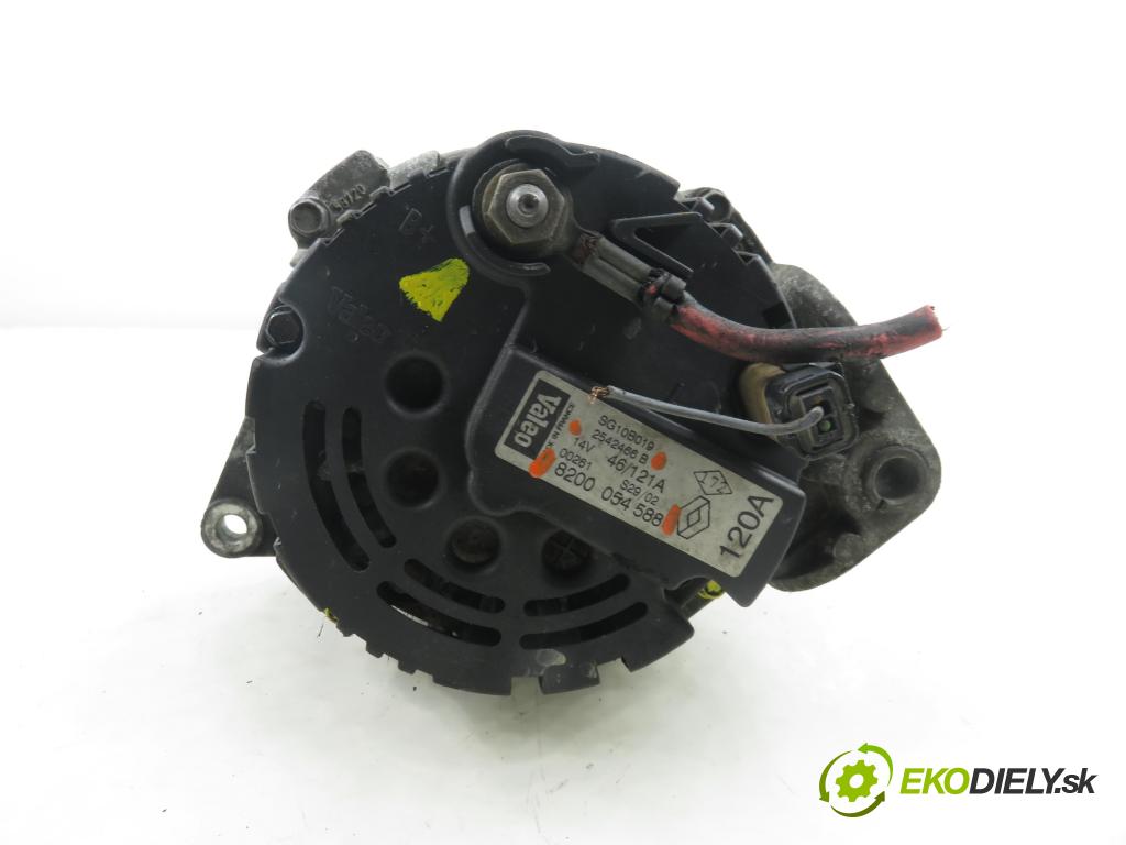 RENAULT CLIO II (BB_, CB_) HB 2000 48,00 1.9 D (B/CB0J) - F8Q 632 1870,00 Alternátor 8200054588 ; 2542466B (Alternátor)