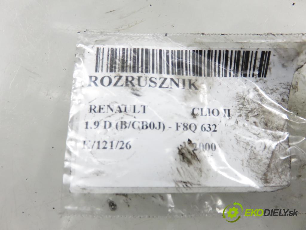 RENAULT CLIO II (BB_, CB_) HB 2000 48,00 1.9 D (B/CB0J) - F8Q 632 1870,00 startér  (Startér)