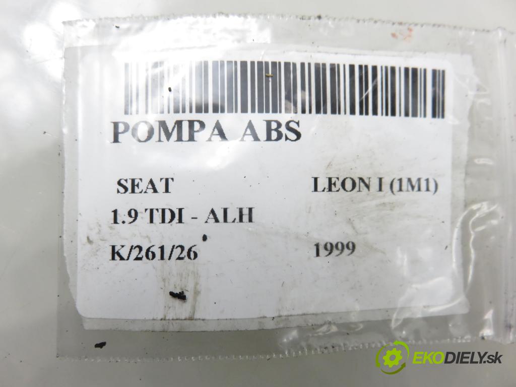 SEAT LEON (1M1) HB 1999 66,00 1.9 TDI 90 - ALH 1896,00 pumpa ABS 1C0907379L ; 10096003343 ; 1J0514117G (Pumpa ABS)