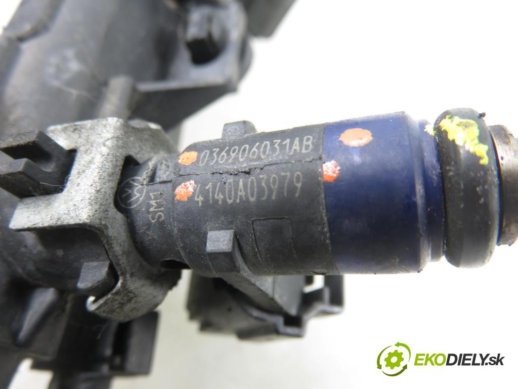 SEAT IBIZA III (6L1) HB 2005 55,00 1.4 16V - BBY 1390,00 lišta vstřikovací 036906031AB ; 4140A03988 ; 036133319BH (Vstřikovací lišta)