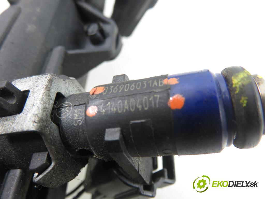 SEAT IBIZA III (6L1) HB 2005 55,00 1.4 16V - BBY 1390,00 lišta vstřikovací 036906031AB ; 4140A03988 ; 036133319BH (Vstřikovací lišta)