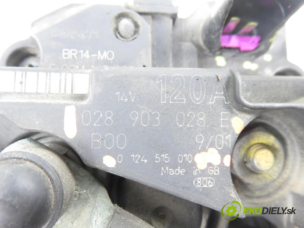 SEAT LEON (1M1) HB 1999 66,00 1.9 TDI 90 - ALH 1896,00 Alternátor 028903028E ; 0124515010 (Alternátor)