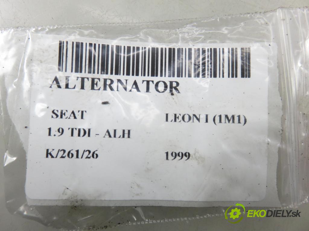 SEAT LEON (1M1) HB 1999 66,00 1.9 TDI 90 - ALH 1896,00 Alternátor 028903028E ; 0124515010 (Alternátor)