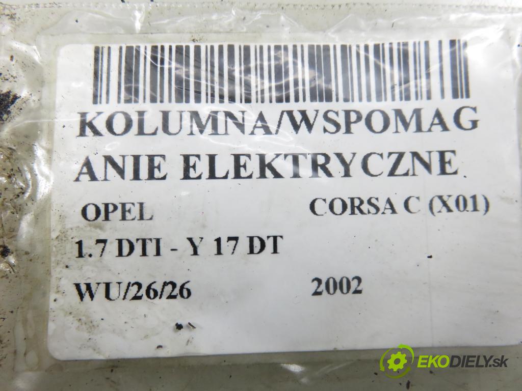 OPEL CORSA C (X01) HB 2002 55,00 1.7 DTI - Y 17 DT 1686,00 SLOUPEC / PODPORA elektrický 9156061 ; 09115125 ; Q1T17771M