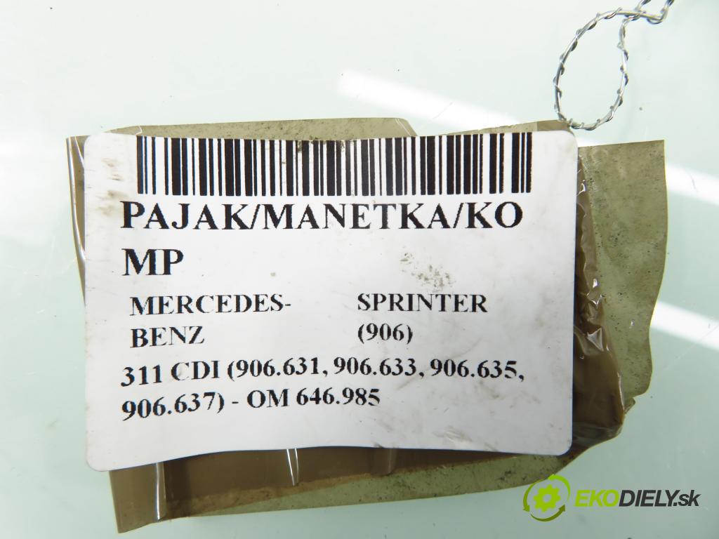 MERCEDES-BENZ SPRINTER 3,5-t Skrzynia (906) FURGON 2007 80,00 311 CDI (906.631, 906.633, 906.635, 906.637) - OM  2148,00 / páčka ľavá strana 9065450310