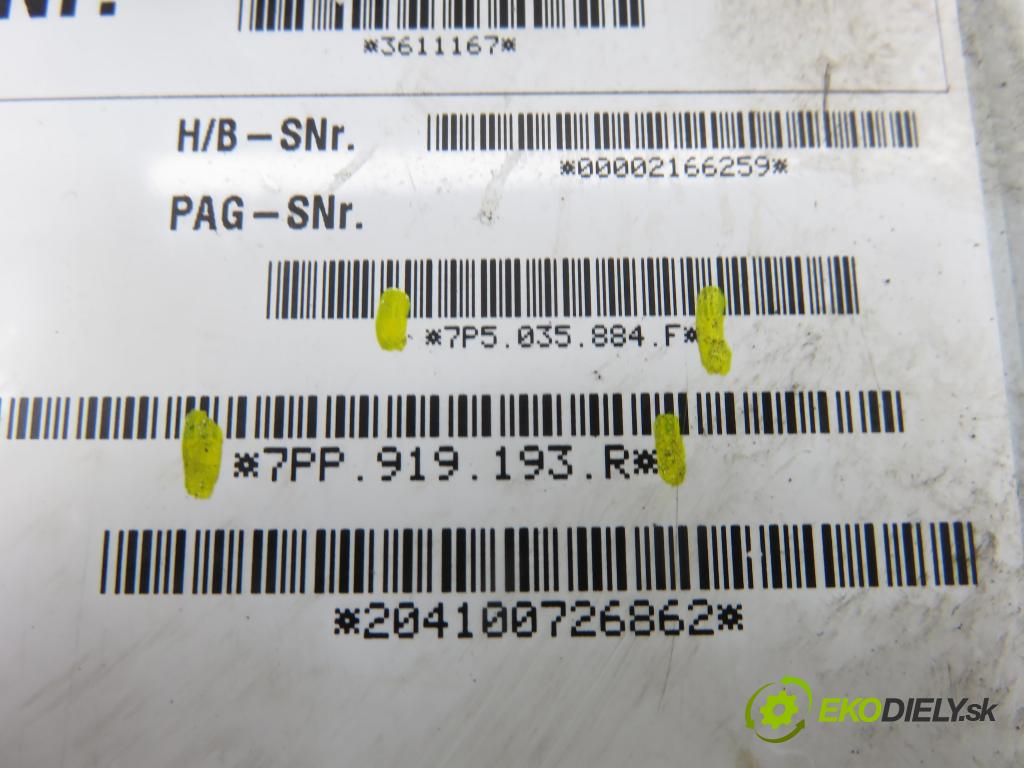 PORSCHE CAYENNE II (92A) SUV 2010 176,00 3.0 Diesel - M 05.9E 2967,00 RADIO 7P5035884F ; 7PP919193R