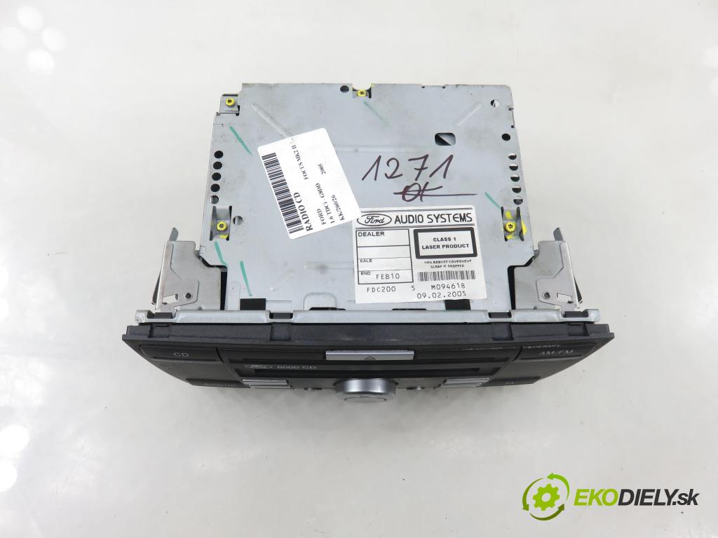 FORD FOCUS II (DA_, HCP) HB 2005 80,00 1.6 TDCi - G8DD 1560,00 RADIO CD 4M5T18C815AD