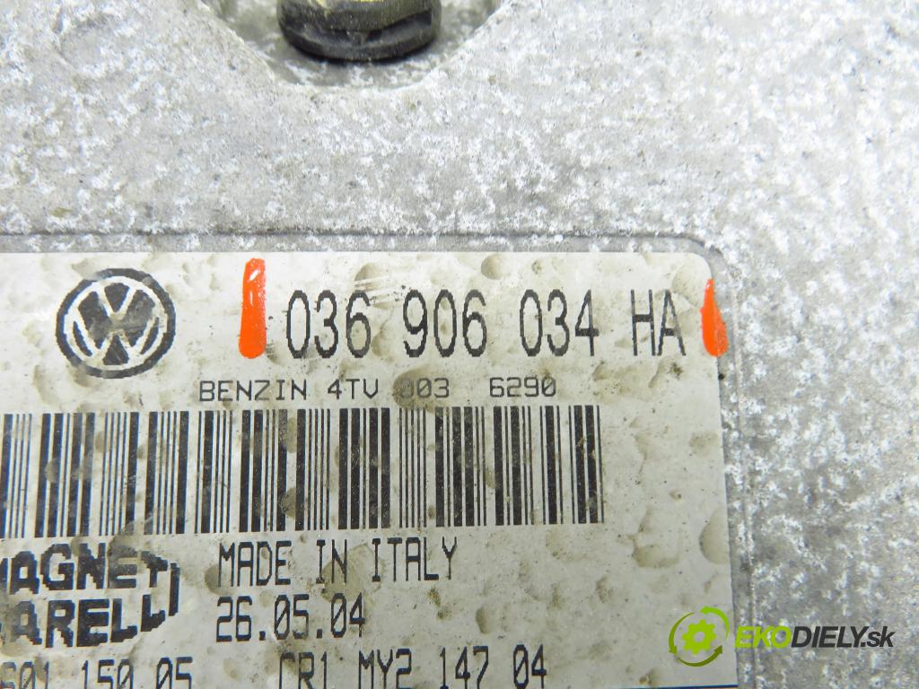 SEAT IBIZA III (6L1) HB 2005 55,00 1.4 16V - BBY 1390,00 Riadiaca jednotka Motor 036906034HA